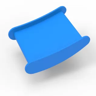 Wing of Vintage Winged Supermodified stock car Scale 1:25 - Model thumbnail 2