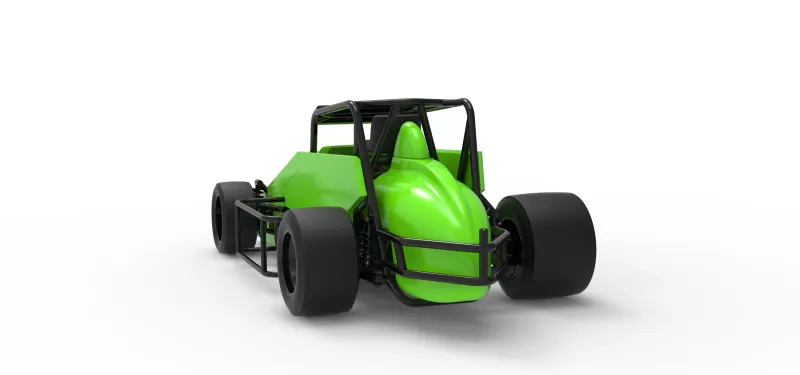 Pavement Silver Crown Car Version 3 Scale 1:25 - Model preview 14