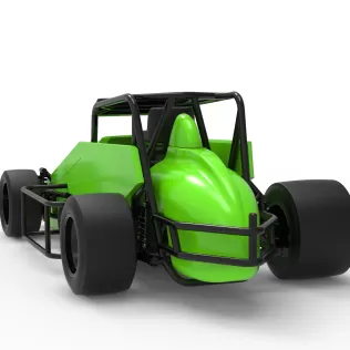 Pavement Silver Crown Car Version 3 Scale 1:25 - Model thumbnail 14