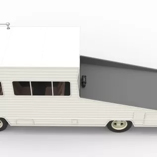 Vintage Transporter truck for Race car Version 7 Scale 1:25 - Model thumbnail 17