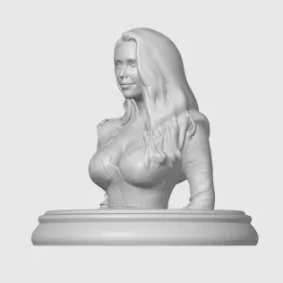 Elizabeth Olsen 3D Bust Print - Model thumbnail 8