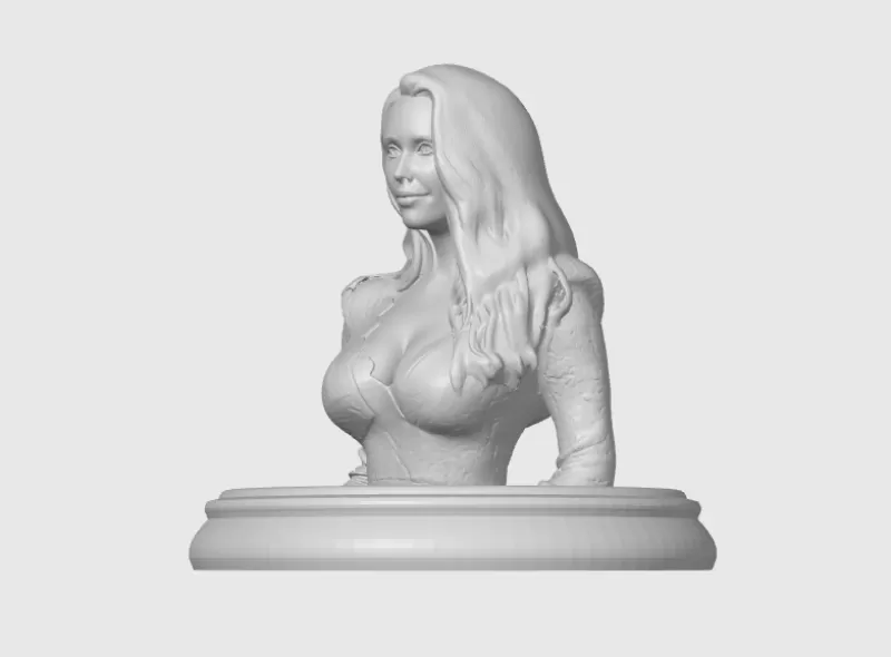 Elizabeth Olsen 3D Bust Print - Model preview 8