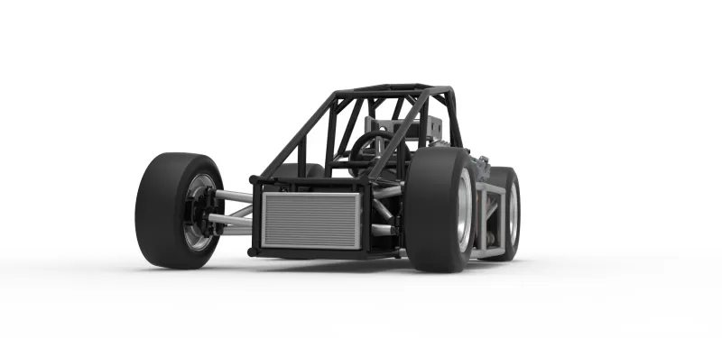 Three Quarter Midget Base Scale 1:25 - Model preview 6