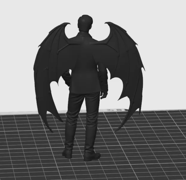 Rhysand Wings ACOTAR Sara J. Mass - Model preview 3