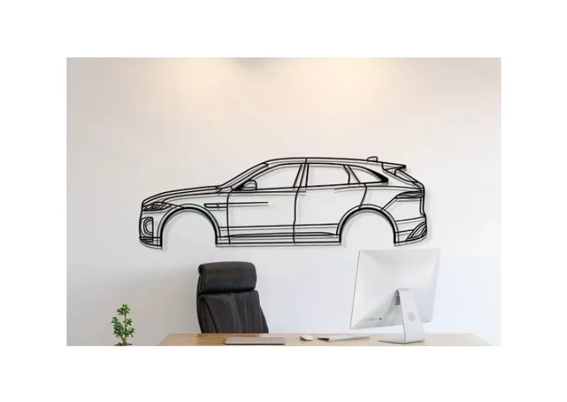 Jaguar - F-Pace 2017 Wall Art - Model preview 1