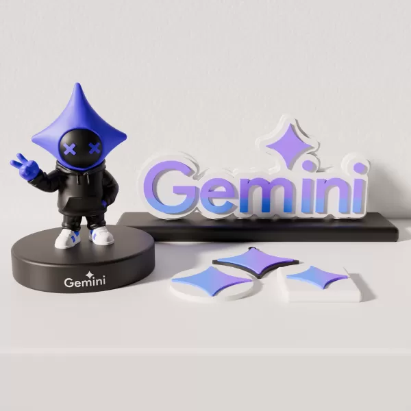 Gemini Inspired AI Mascot - Model preview 2
