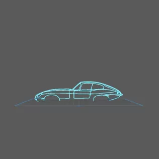 Ford - Mustang coupe 60 Classic Wall Art