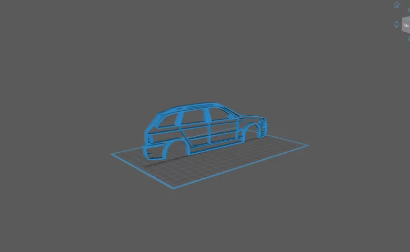 BMW - E46 Break Wall Art - Model preview 2