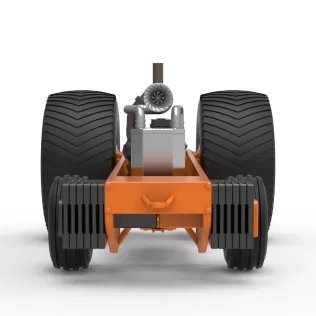 Pro Stock Pulling Tractor Base Version 2 Scale 1:25 - Model thumbnail 5