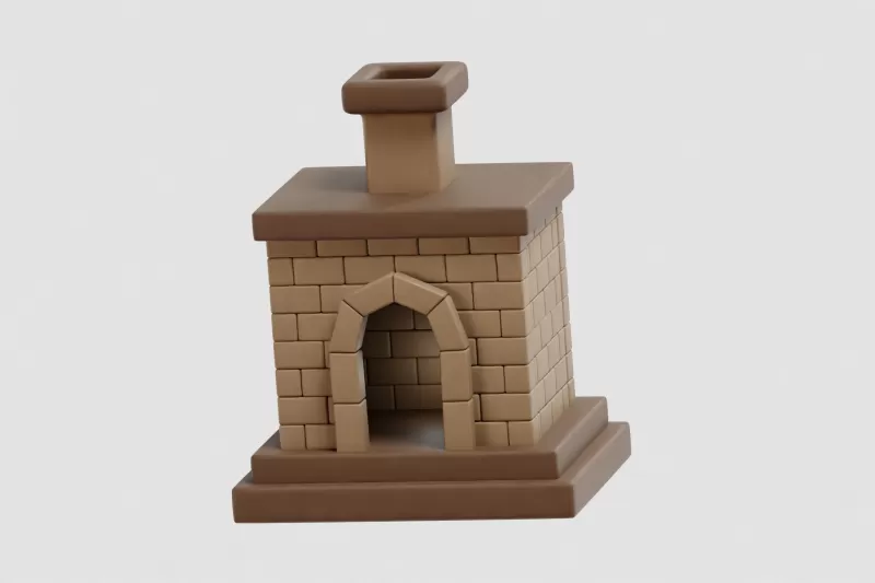 Fireplace - Model preview 7