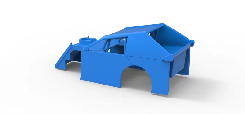 Shell of Mod Lite Race car Scale 1:25 - Model preview 10