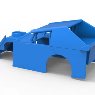 Shell of Mod Lite Race car Scale 1:25 - Model thumbnail 10