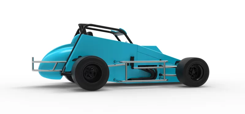 Pavement Sprint car Version 2 Scale 1:25 - Model preview 21