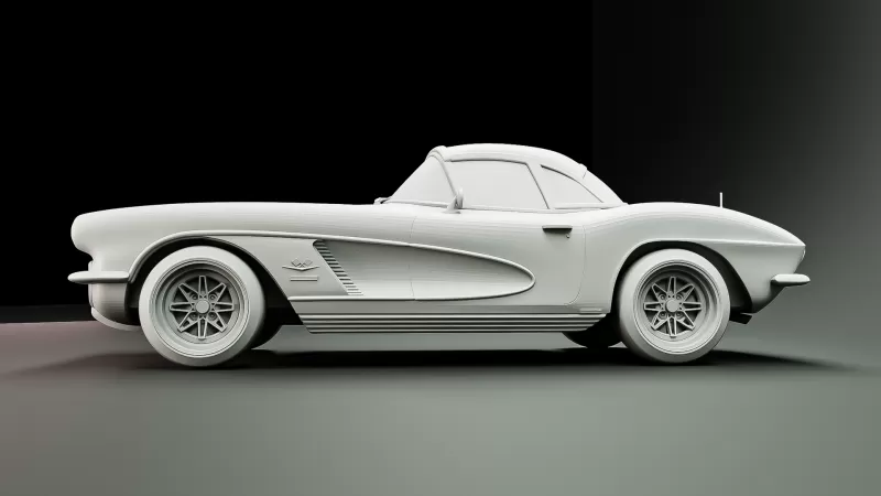 Chevrolet Corvette C1 #RoZ - Model preview 5