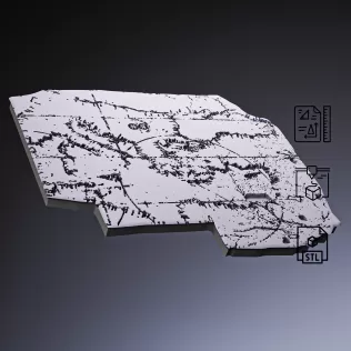 Cortona Chart Map #RoZ - Model thumbnail 5