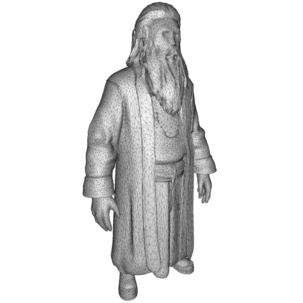 Elderfolk Fantasy Collection (4 Variants) — High-Poly Kitbash - Model preview 3