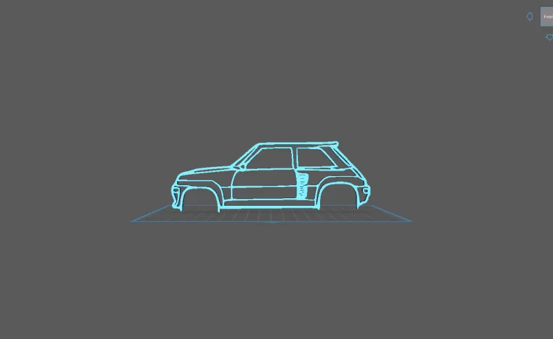 Renault - Turbo 2 Classic Wall Art - Model preview 2