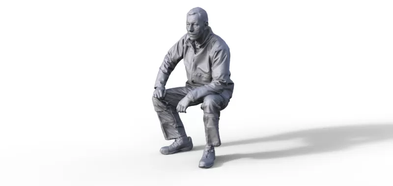 Figure for ship model tug - Model preview 1