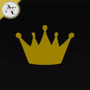 Simple Crown Symbol - 2D Art