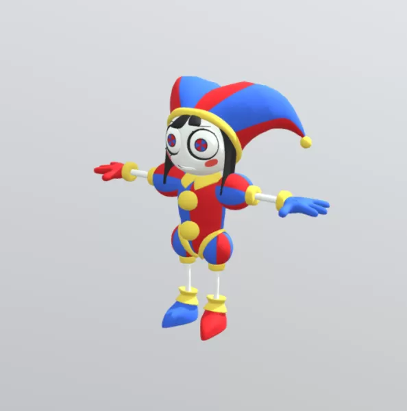 Woman Buffon - Model preview 2