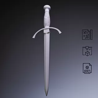 Naval Dirk Dagger #RoZ - Model thumbnail 1
