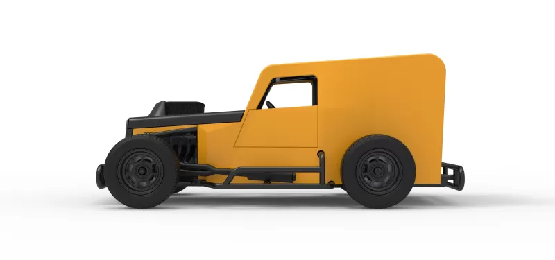 Dwarf car Scale 1:25 - Model preview 9