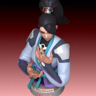 Sage Bust FanArt - Model thumbnail 5