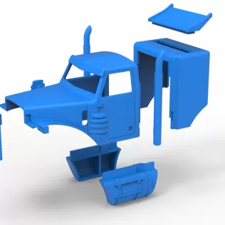Shell of Monster Tow Truck Scale 1:25 - Model thumbnail 14