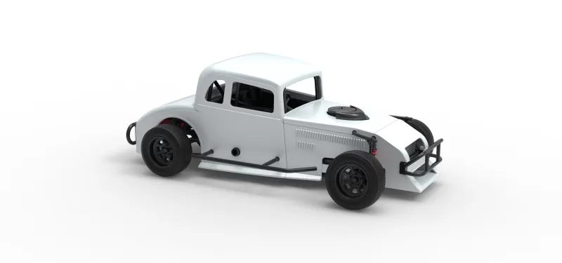 Canadian vintage modified stock car Scale 1:25 - Model preview 24