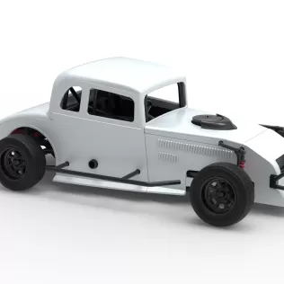 Canadian vintage modified stock car Scale 1:25 - Model thumbnail 24