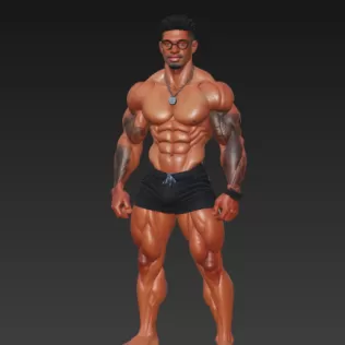 Strong Boy Muscle - Model thumbnail 4