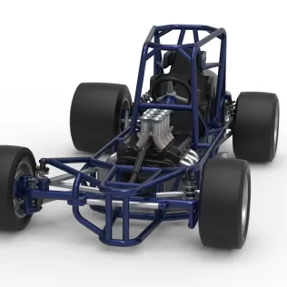 Pavement Silver Crown Car Base Version 2 Scale 1:25 - Model thumbnail 5