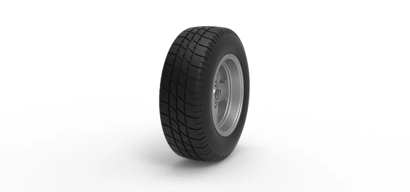 Rear wheel of BriSCA Formula 2 Stock Car Scale 1:25 - Model preview 2