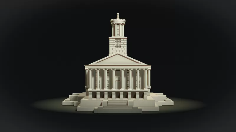 Tennessee State Capitol #RoZ - Model preview 5
