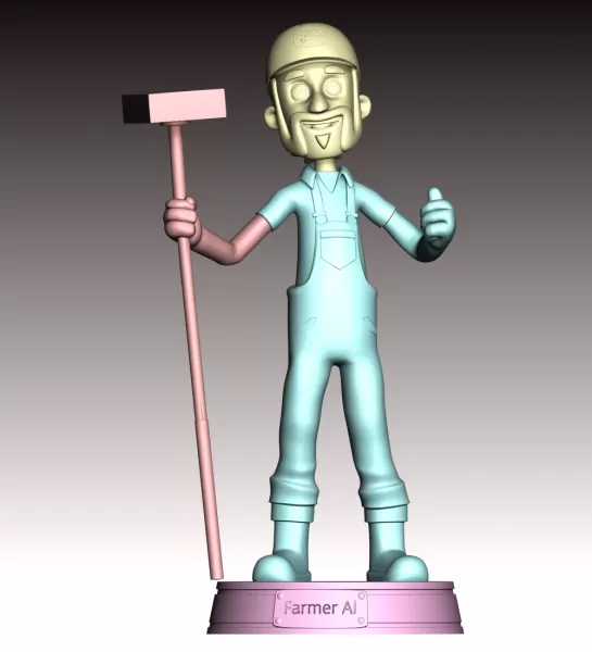 Farmer Al Fan Art - Model preview 11