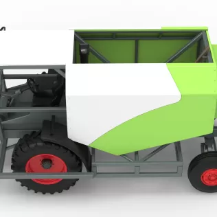 Racing Combine Harvester Scale 1:25 - Model thumbnail 10
