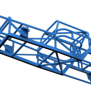 Frame of Vintage Dirt Modified stock car Version 6 Scale 1:25 - Model thumbnail 3