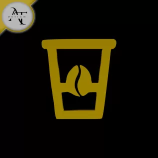 Simple Coffee Cup Symbol - 2D Art