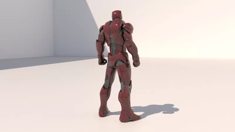 Art Toy_Ironman (3D Model) - Model preview 4
