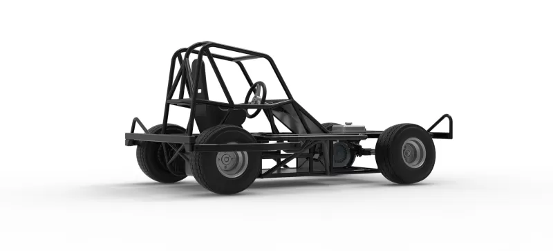 BriSCA Micro Formula 2 Stock Car Base Scale 1:16 - Model preview 21