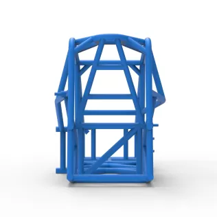 Frame of Three Quarter Midget Scale 1:25 - Model thumbnail 11