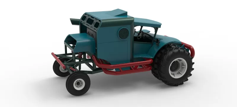 Racing Combine Harvester Version 2 Scale 1:25 - Model preview 19