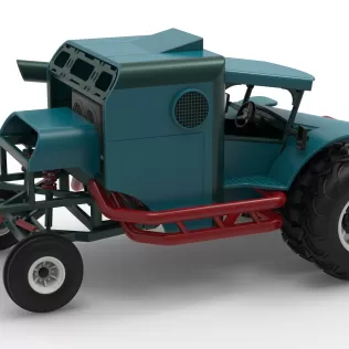 Racing Combine Harvester Version 2 Scale 1:25 - Model thumbnail 19