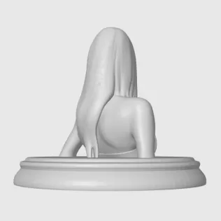 Charlize Theron 3D Bust - Model thumbnail 7