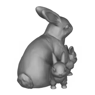 Rabbit Family - Model thumbnail 5