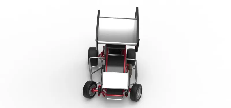 New Zealand Minisprint while turning Scale 1:25 - Model preview 8