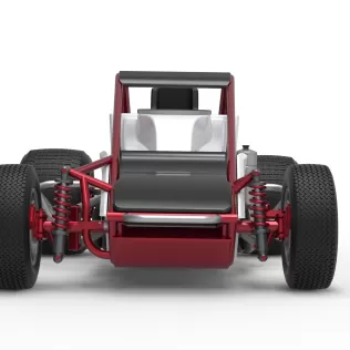 Dirt Silver Crown Car Scale 1:25 - Model thumbnail 7