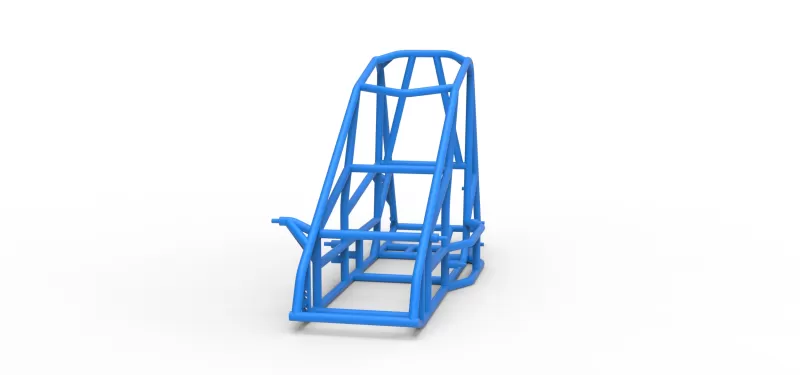 Frame of Quarter Midget Scale 1:16 - Model preview 4