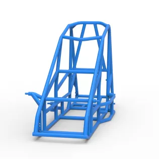Frame of Quarter Midget Scale 1:16 - Model thumbnail 4