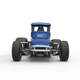 Vintage Sprint car Version 2 Scale 1:25 - Model thumbnail 7